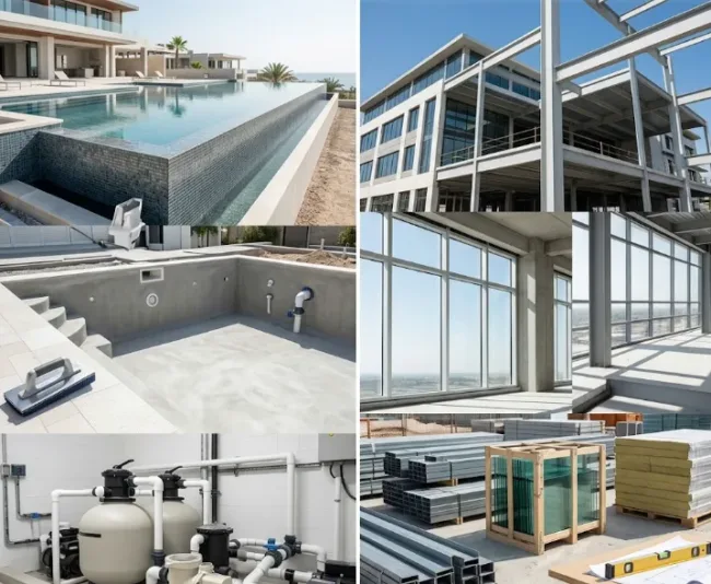 commercial swimming pool contractors​