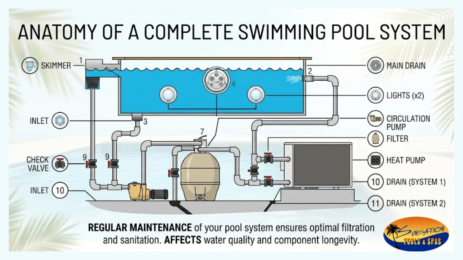 how does a pool heater work
